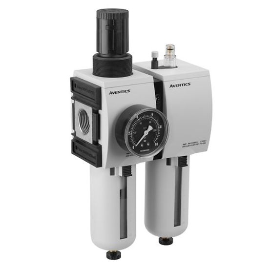 Aventics R412009309, Wartungseinheit, 2-teilig, AS5-ACD-G100-GAU-080-PBP-AC-05