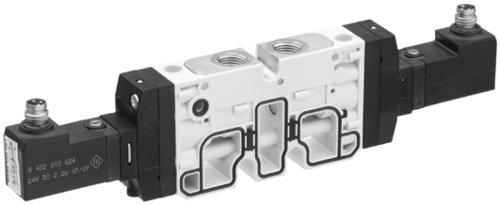 Aventics R422102085, 2x3/2-Wegeventil, TC08-3/2CC-SR-024DC-E-M8X1_4P-