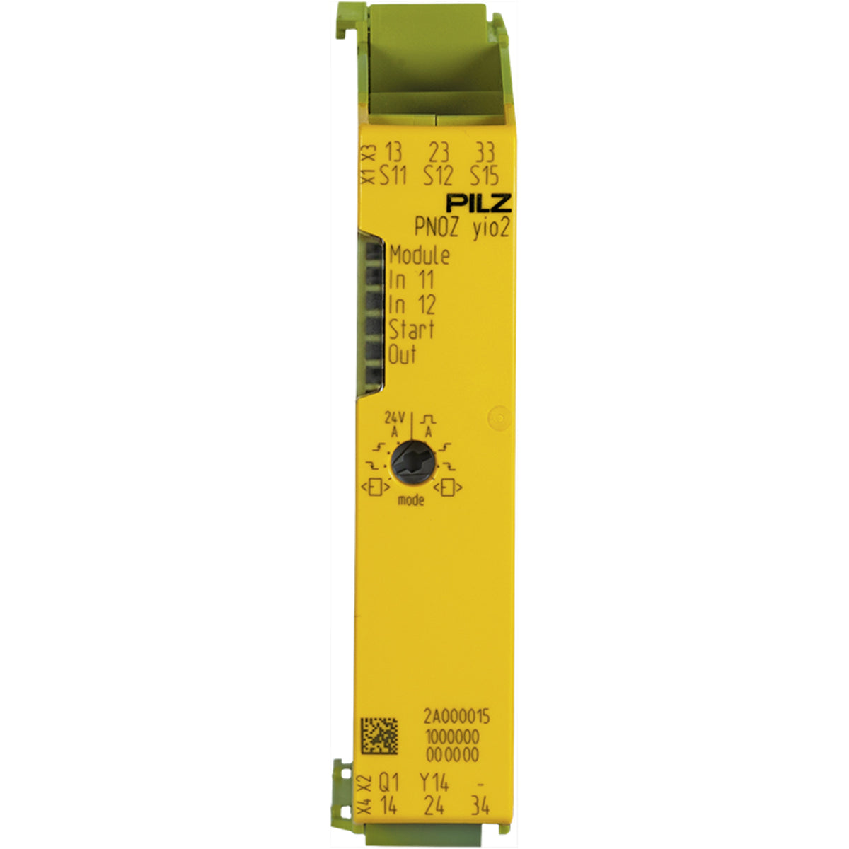 PILZ PNOZ yio2 2DI 3NO Schaltgeräte P/N: 2A000015