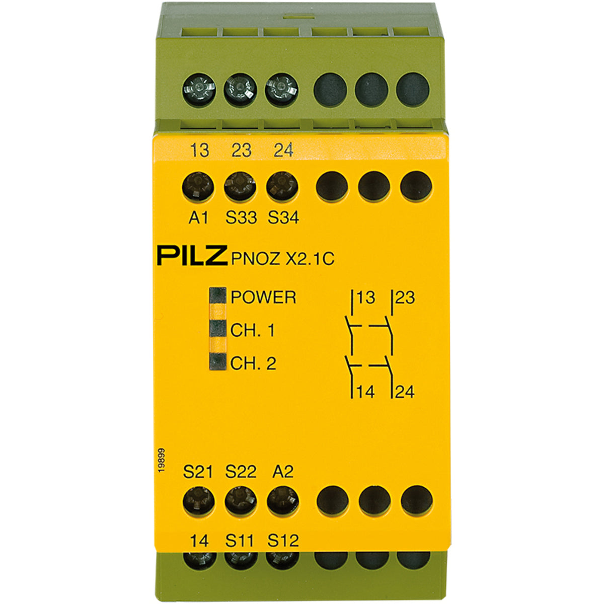 PILZ PNOZ X2.1C 24VAC/DC 2n/o Schaltgeräte P/N: 774305