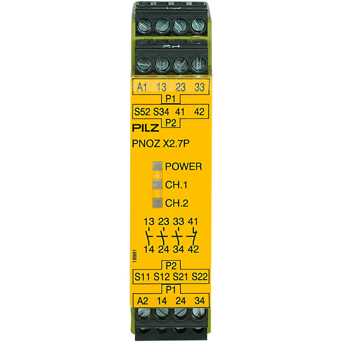 PILZ PNOZ X2.7P 24VACDC 3n/o 1n/c Schaltgeräte P/N: 777305