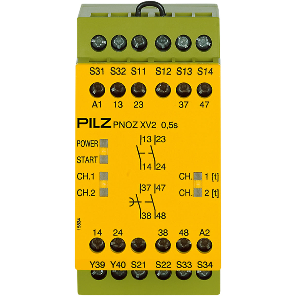 PILZ PNOZ XV2 0.5/24VDC 2n/o 2n/o fix Schaltgeräte P/N: 774504