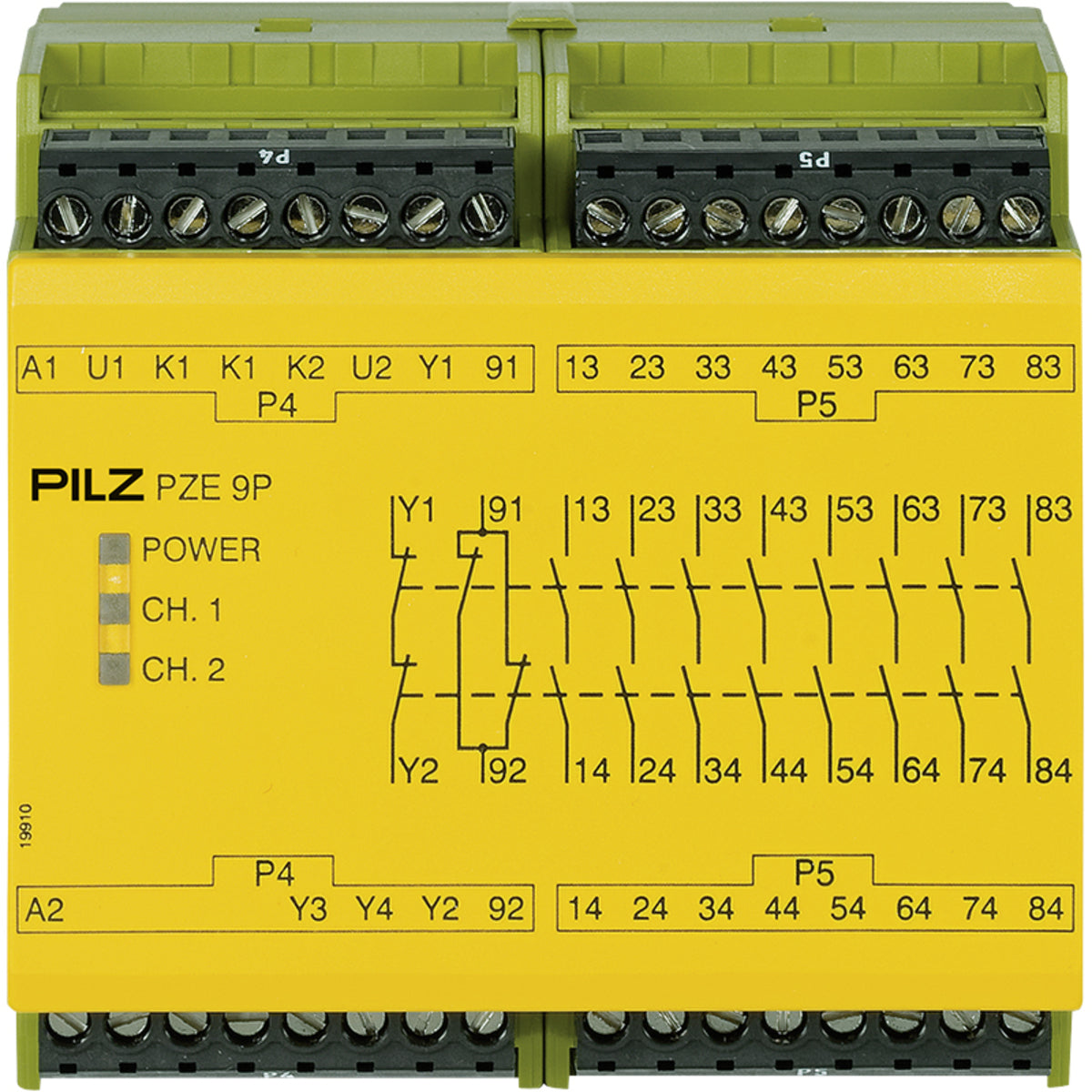 PILZ PZE 9P 24VACDC 8n/o 1n/c Schaltgeräte P/N: 777140