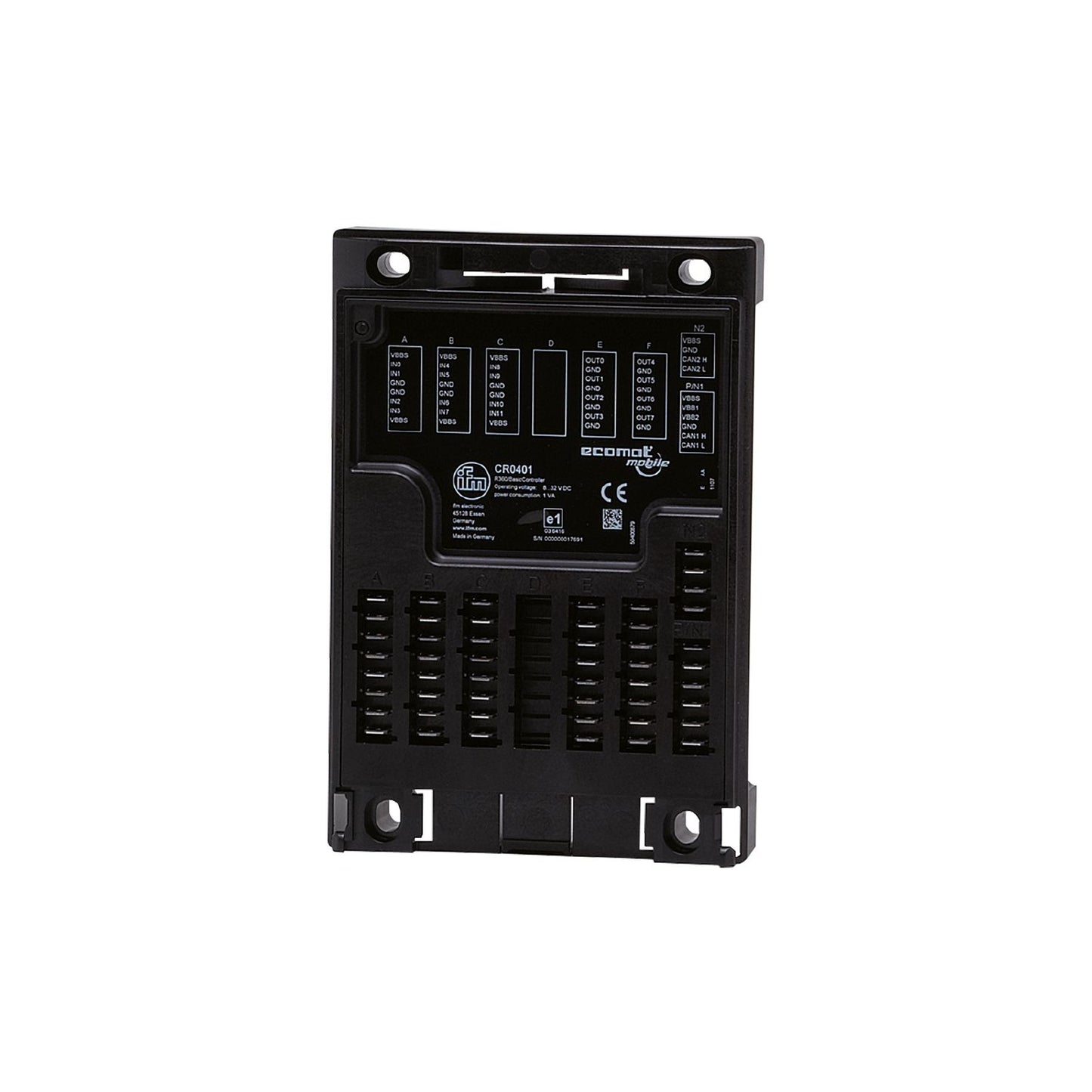 IFM CR0401 - Programmable controller for mobile machines R360/BasicController 12/8