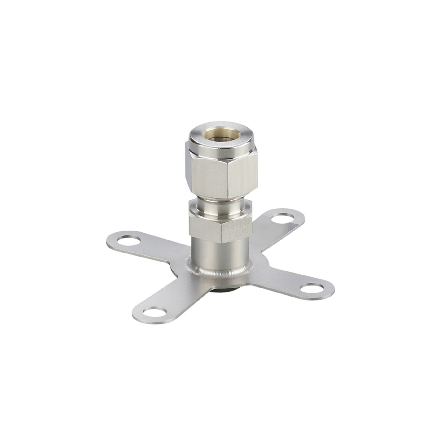 IFM E43909 - Mounting adapter for flow sensors ADAPTION SHEET WELDED D8