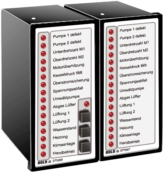 Dold EP5966 AC/DC24-60V UH AC230V 1S, Fault Annunciator System, sku: 0044777