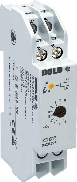 Dold IK7815.71 AC/DC12V 10-100S, Fleeting action relay, sku: 0054354