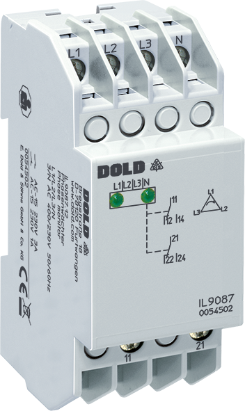 Dold IL9087.11 3AC50/60HZ 230/132V, Phase monitor, sku: 0059131