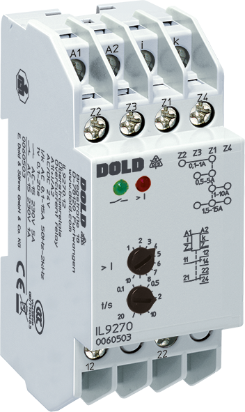 Dold IL9270.11/500 AC220-240V 0,1-50A, Overcurrent Relay, sku: 0054791