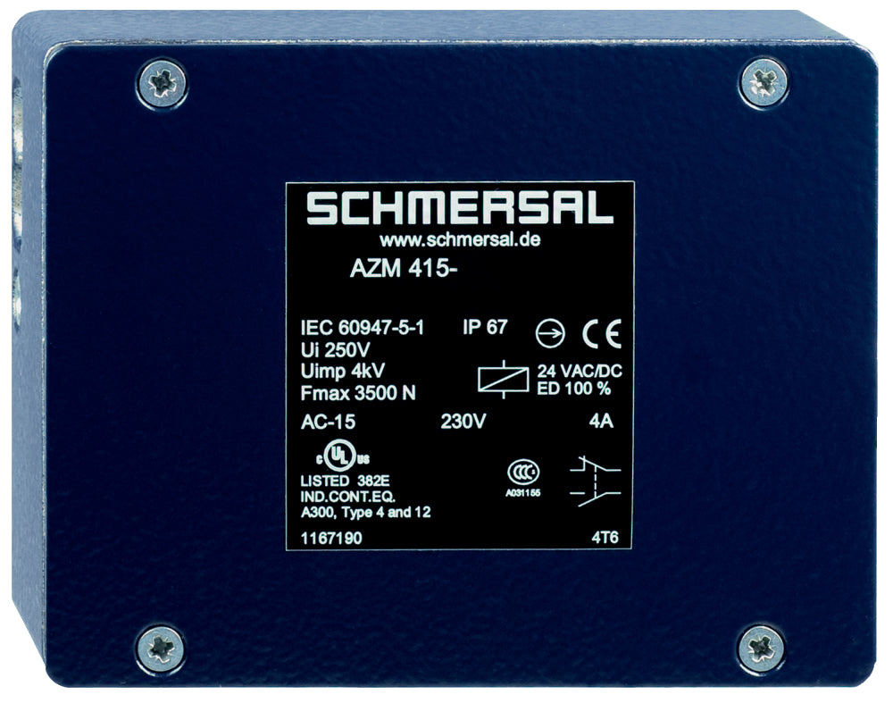 Schmersal AZM 415-02/20ZPK 24VAC/DC Sicherheitszuhaltungen, sku: 101156866