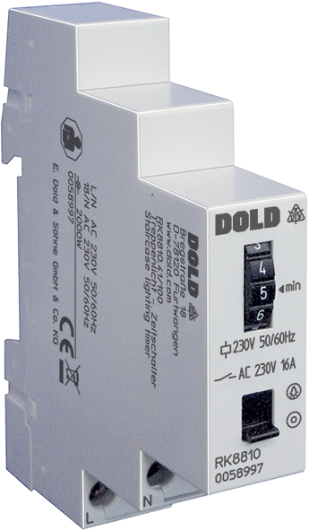Dold RK8810.41/100 AC230V 0,5-10M, Staircase lighting time switch, sku: 0058997