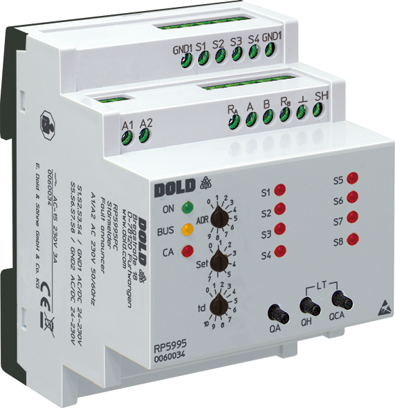 Dold RP5995S/100 DC24V ERWEITERUNGSMODUL, New- / First- / Common Signal Annunciator, sku: 0060033
