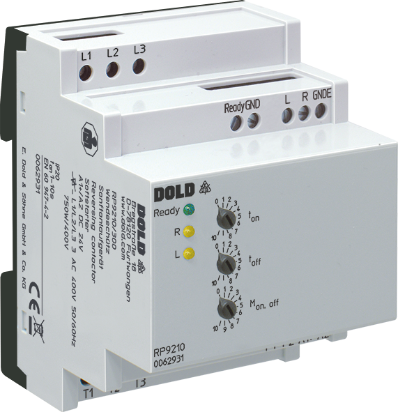 Dold RP9210/200 3AC400V50/60HZ 1-10S, Softstart / Softstop with reverse function, sku: 0061675