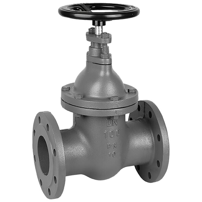 END Armaturen CA501514, Keil-Ovalschieber DN250, PN16, GG-25, DIN3352/2G, Niro, Innenspindel