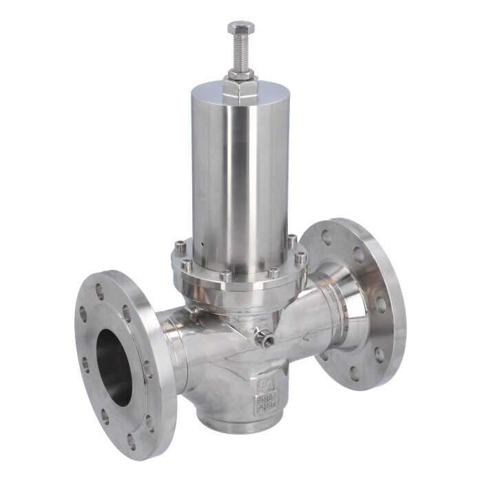 END Armaturen DK340308009/A, Kolbendruckmin., DN80, Edel./EPDM, FL, Tmax.:180°C Eingangsdruck: max.16bar, Ausgangsdruck: 1-3.5bar