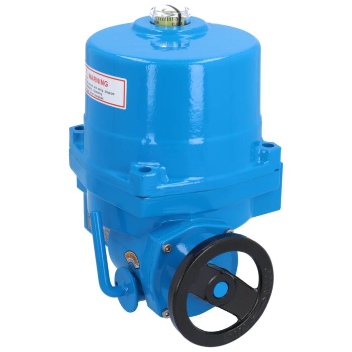 END Armaturen NE092100, Elektr. Schwenkantrieb, 90Nm, 24V DC NE09, Laufzeit 17 sek., Vierkant 17mm