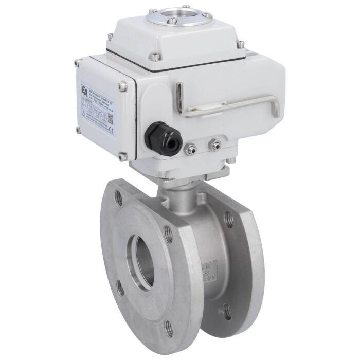 END Armaturen MK311707-LE052100, Kugelhahn-MK, DN50, mit Antrieb-LE05 Ed. 1.4408/PTFE-FKM-Grafit, 24V DC, Laufzeit 20s.