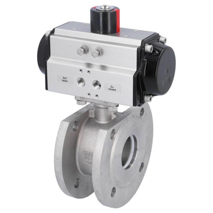 END Armaturen MK311708-OE621102, Kugelhahn-MK, DN65, mit Antrieb-OE, EW110 Edelst. 1.4408/PTFE-FKM-Grafit, federrückstellend