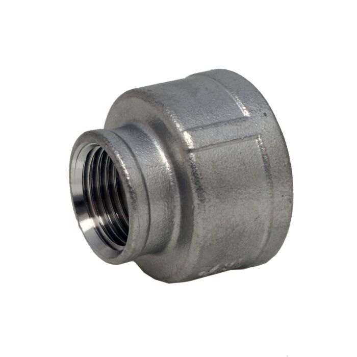END Armaturen FG142421, Muffe (reduziert) 3/4" - 1/4" (DIN2999) Edelstahl-gegossen 1.4408