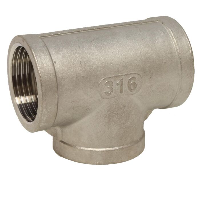 END Armaturen FG2421, T-Stück 1/4" (DIN2999) Edelstahl 1.4408
