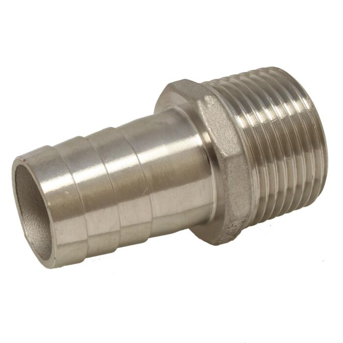 END Armaturen FG302420, Schlauchtülle 3/4" (DIN2999) x 20 mm Edelstahl 1.4408