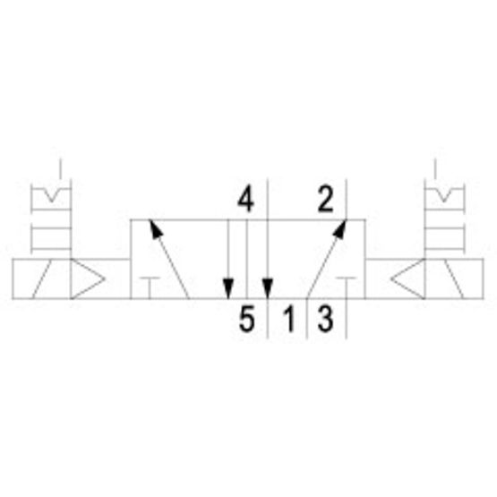 Aventics R432006472, 5/2-Wegeventil, Serie CERAM, Größe 1
