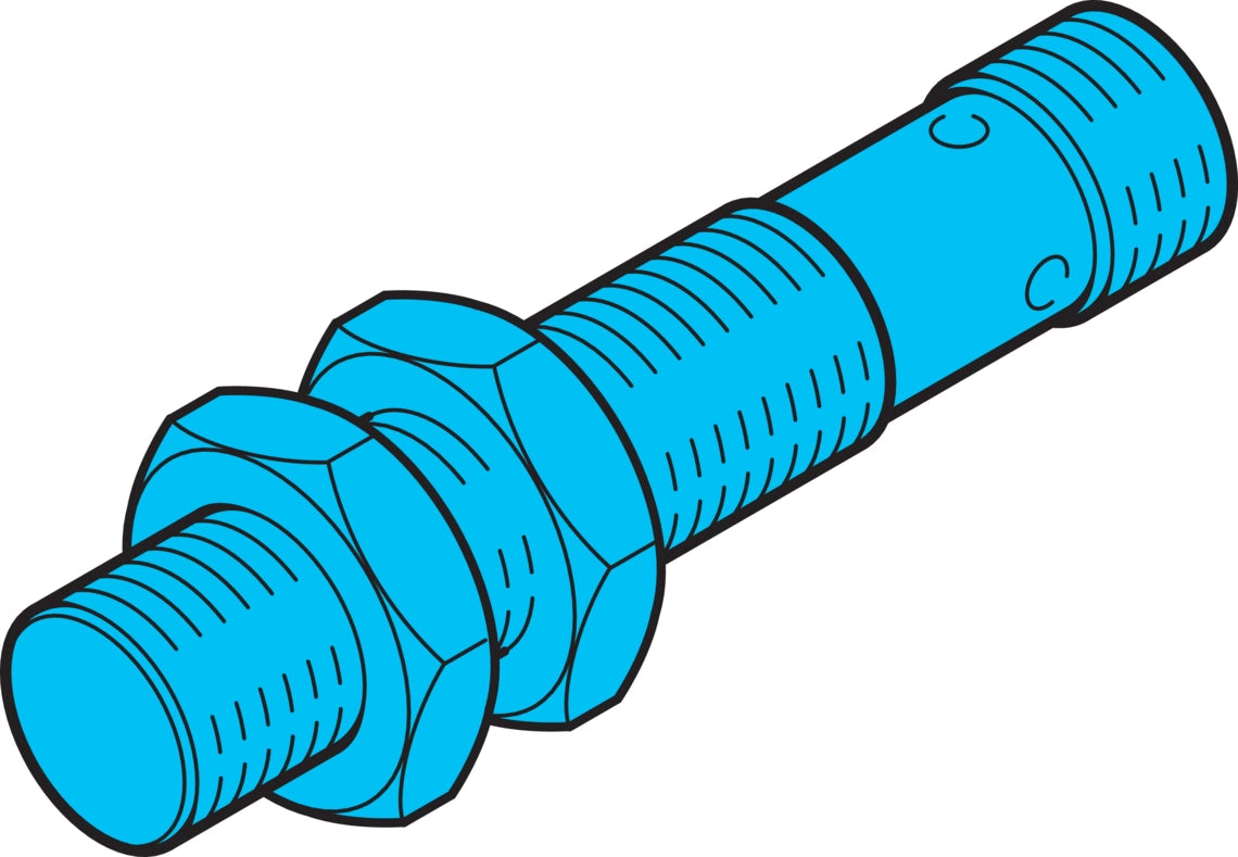 DI-Soric D7B 12 VB 03 PS-B3, Inductive proximity sensor INW-300 Vollmetall Robust, P\n: 209419