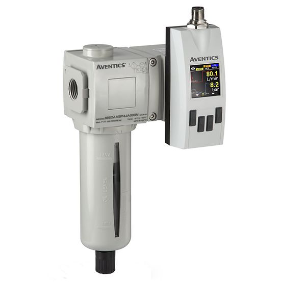 Aventics AF2-652-FLX-N012-CON, Serie AF2 Durchflusssensor, IO-Link, P\n: 8652AVBP4JA000N