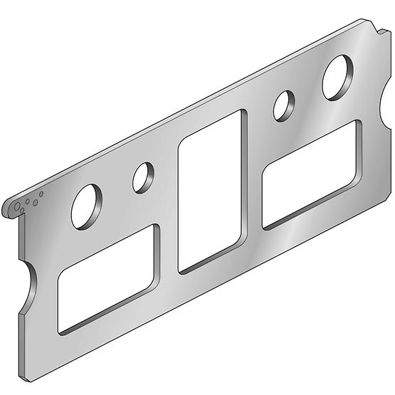 Aventics 88135509, Adapterplatte, Serie 355, ISO 2