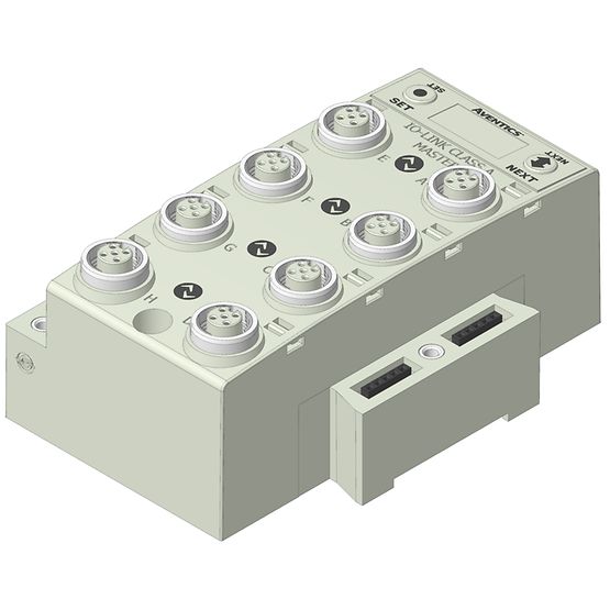 Aventics 240-381, IO-Link Master, Klasse A (8 Anschlüsse), Serie G3 240-381