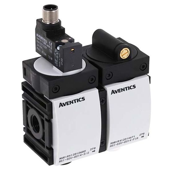 Aventics R412010484, Befülleinheit, elektrisch betätigt, Serie AS1-SSU