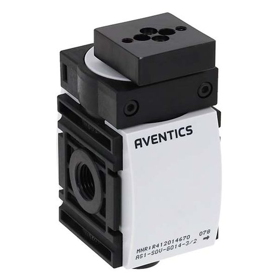 Aventics R412014670, 3/2-Wegeventil, elektrisch betätigt, Serie AS1-SOV