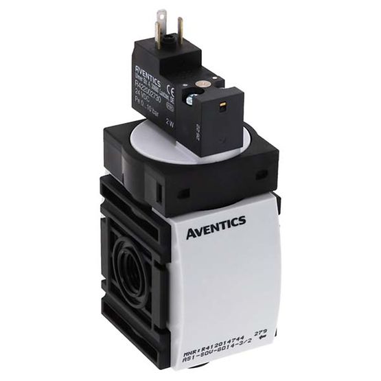 Aventics R412014744, 3/2-Wegeventil, elektrisch betätigt, Serie AS1-SOV