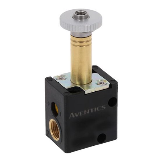 Aventics G124A641409N4YW, 3/2-Wegeventil, Basisventil ohne Spule, G1/8