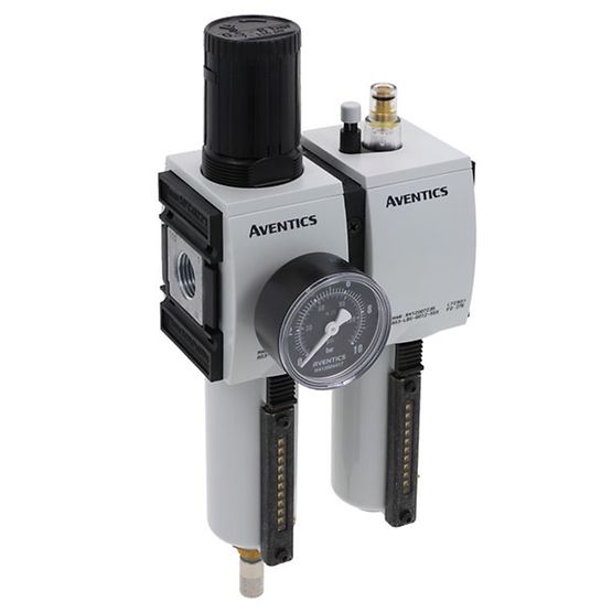Aventics R412007314, Wartungseinheit, 2-teilig, AS3-ACD-G012-GAU-080-SSS-AO-05