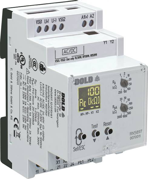 Dold RN5897.12/010/61 DC12-24V, Insulation Monitor, sku: 0070013