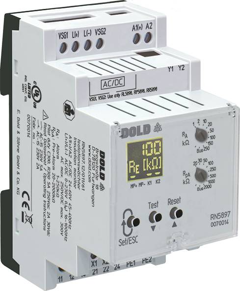 Dold RN5897.12/011/61 AC/DC100-230V, Insulation Monitor, sku: 0070015