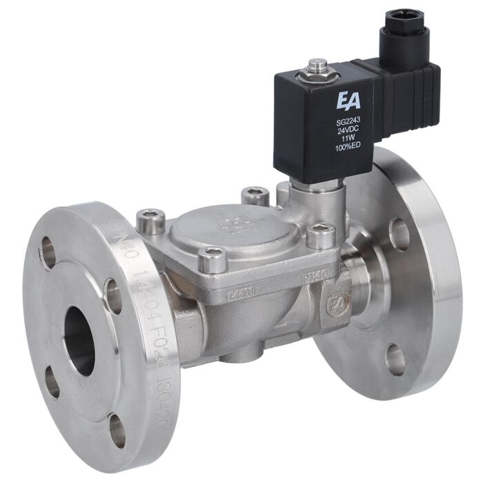 END Armaturen MEMF2S321643015/C, 2/2-Magnetventil, DN15, Edelstahl/NBR, 230VAC 0.5-16bar, servogesteuert