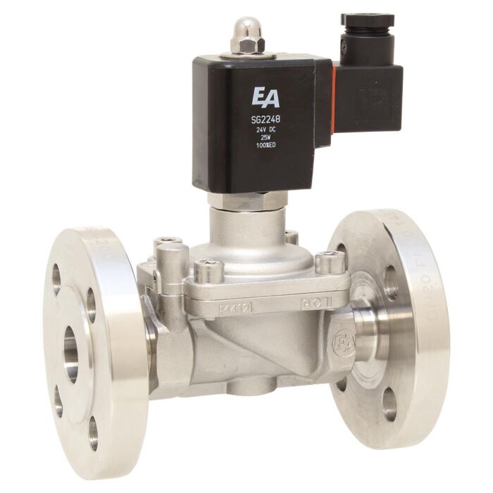 END Armaturen MEMF2Z342248020/C, 2/2-Magnetventil, DN20, Edel/EPDM, 24VDC 0-16bar, zwangsgesteuert