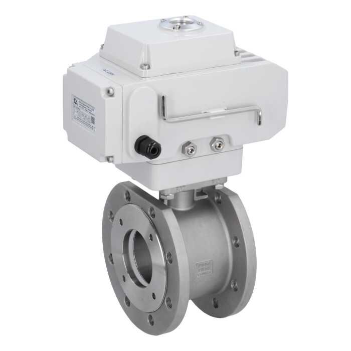 END Armaturen MK311709-LE154100, Kugelhahn-MK, DN80, mit Antrieb-LE15 Ed. 1.4408/PTFE-FKM-Grafit, 230V AC, Laufzeit 40s.