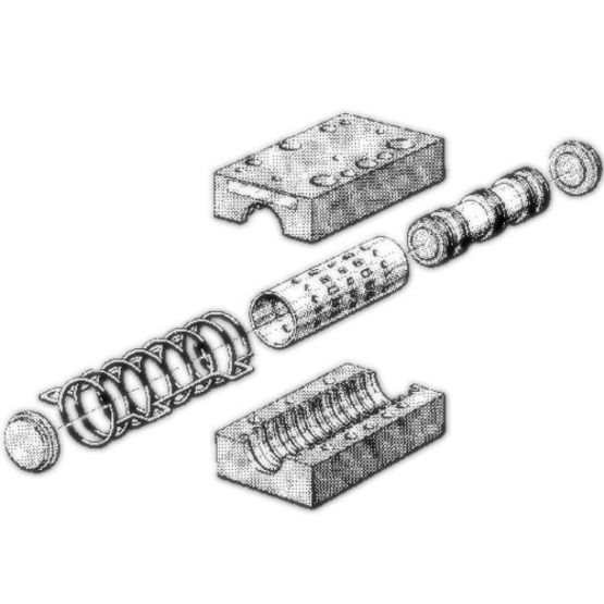 Aventics 5811700000, Ventilgehäuse, ohne Deckel V581-5/3PC-I1-A-X