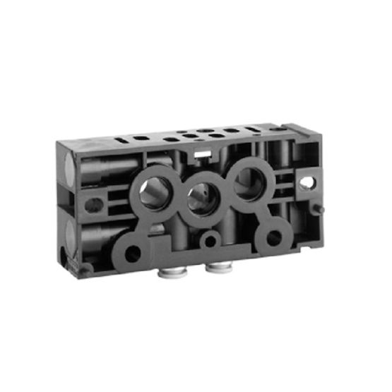 Aventics 8985121072, Grundplatte, Anschlüsse 2 und 4 unten