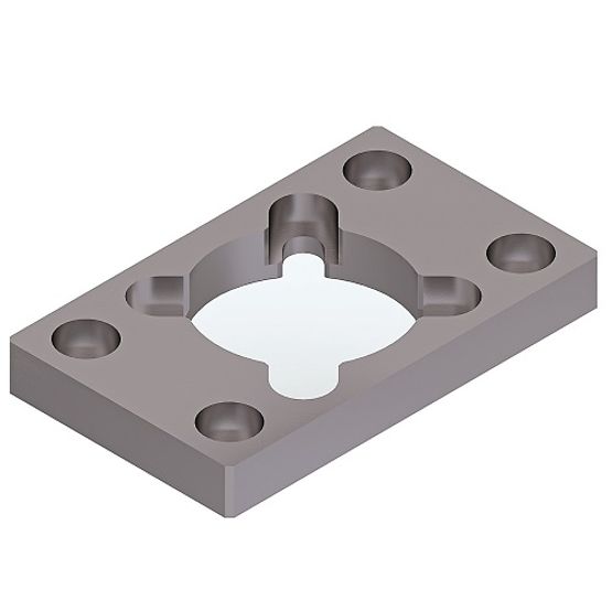 Aventics R452000829, Flange mounting MF1, MF2, Series CM1