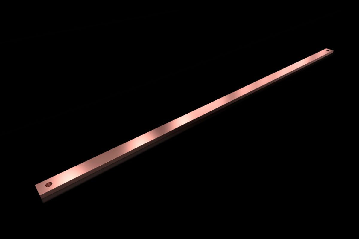 Rittal SV 9686.532, PE/PEN Busbar E-Cu for VX