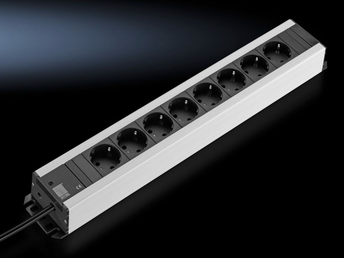 Rittal DK 7000.630, Socket strip in a plastic housing