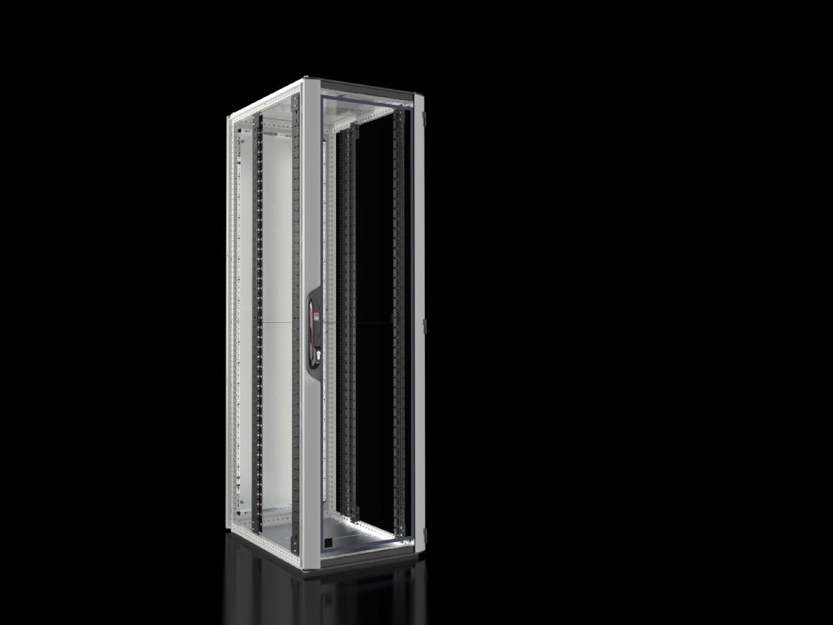 Rittal VX 5330.133, Network/server rack VX IT with glazed door, IP 55, with 482.6 mm (19") mounting angles, standard