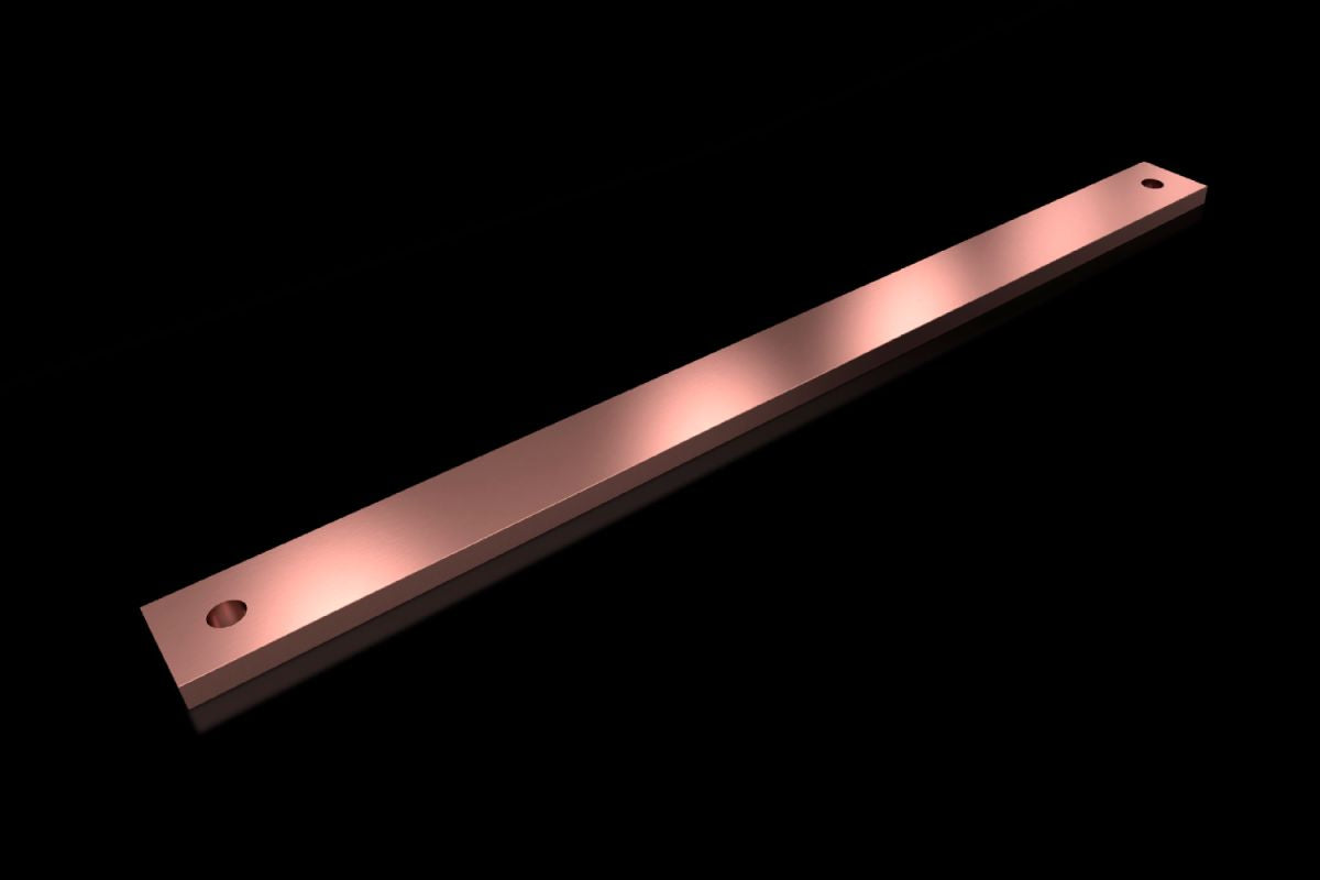 Rittal SV 9686.546, PE/PEN Busbar E-Cu for VX