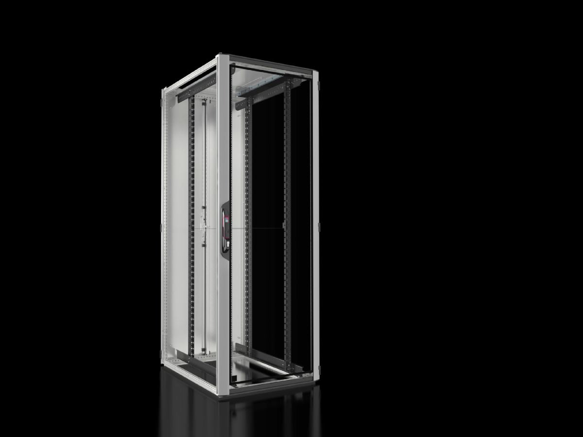 Rittal VX 5314.126, Network/server rack VX IT with glazed door, with 482.6 mm (19") mounting angles, standard