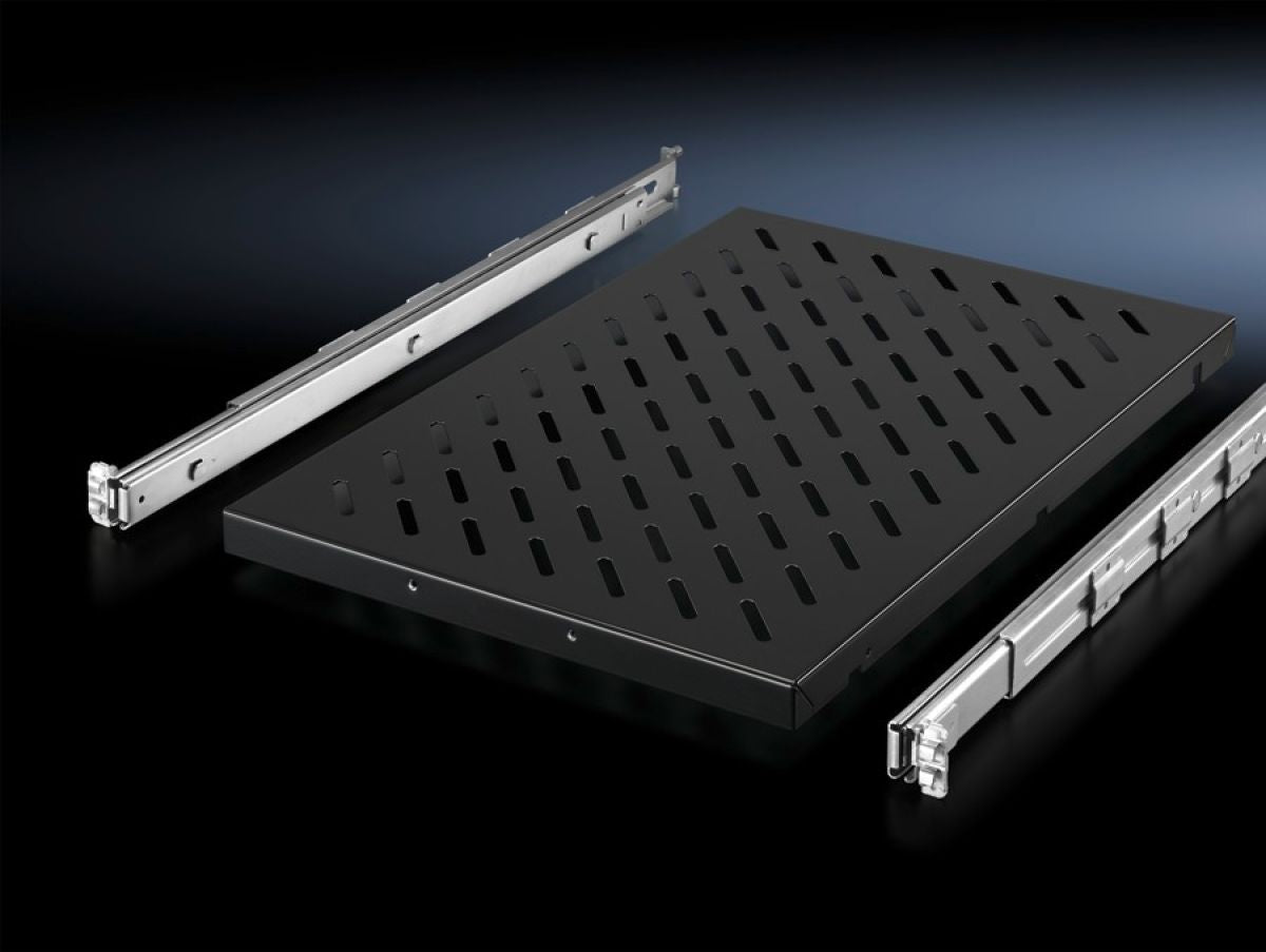 Rittal DK 5501.715, Component shelf, pull-out for VX IT, TS IT, TE, TX CableNet