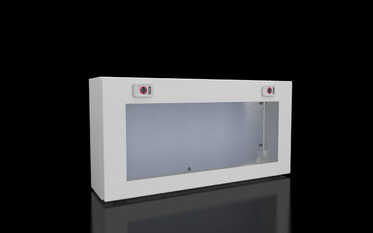 Rittal KX 1612.100 Bus-Gehäuse KX, Stahlblech, mit Doppelbart-Einsatz